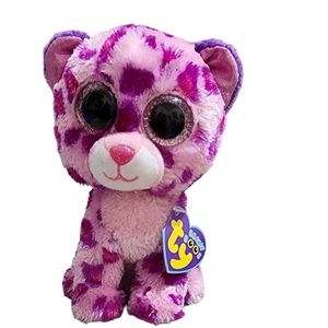 Ty beanie boos "glamor" the leopard pink and purple.  2013